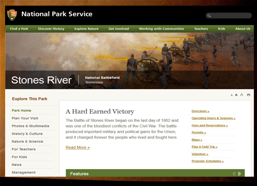 NPS Stono River website