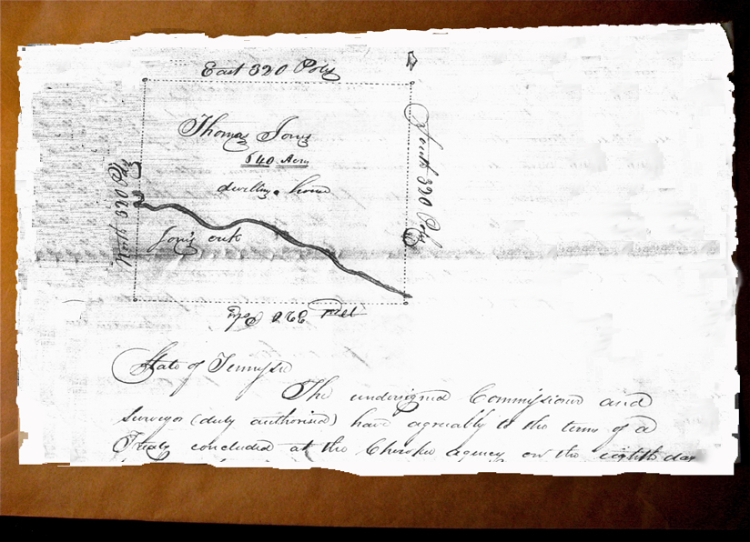 1820 Cherokee reservation for Thomas Jones
