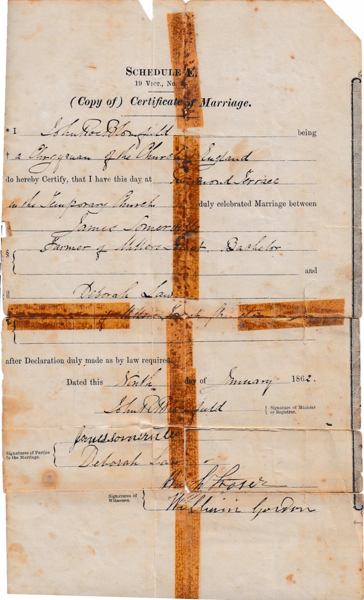 Family Artifact from 1862 | Evidence Explained